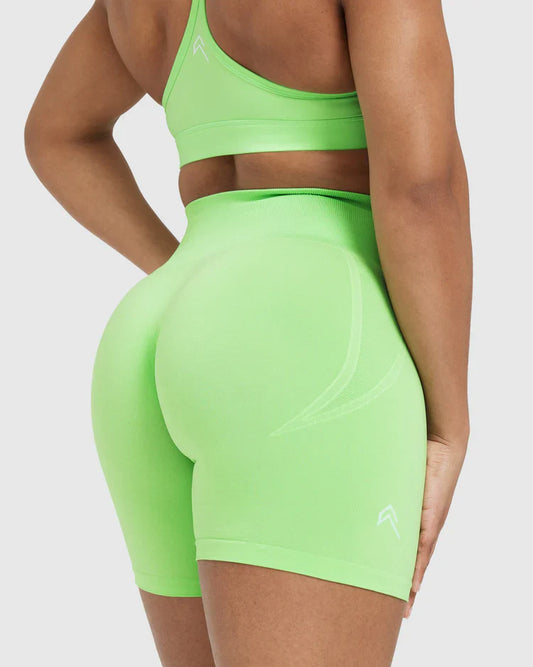 SHP ONER ACTIVE Green Apple Effortless Seamless Tight shorts