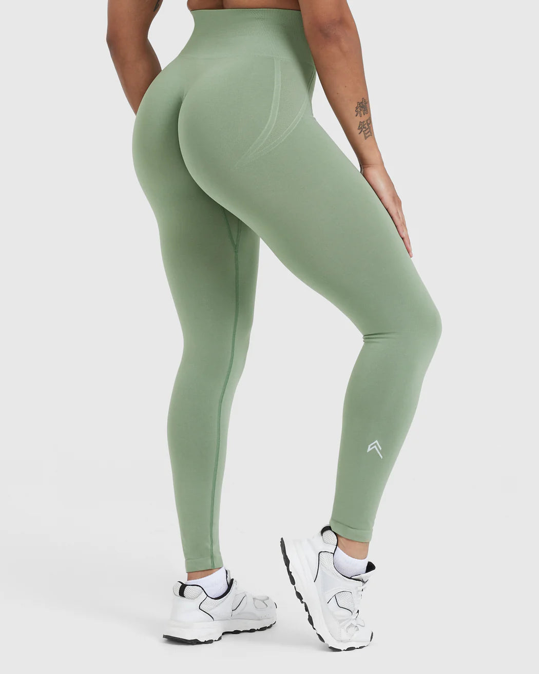 ONER ACTIVE Sage Green Effortless Seamless Tight Gym Leggings