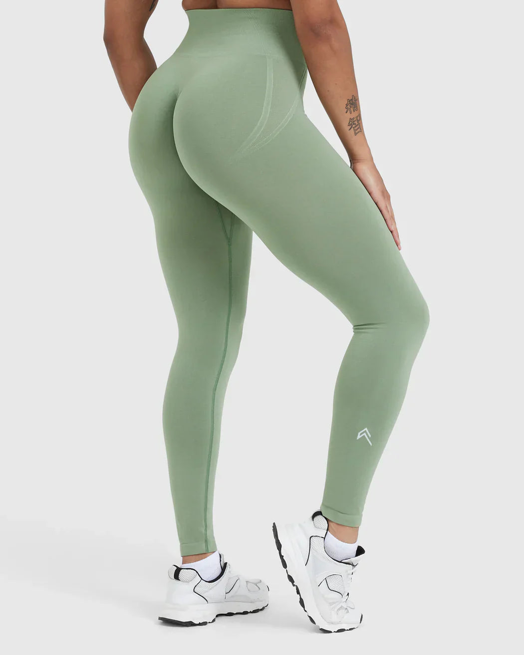 SHP ONER ACTIVE Sage Green Effortless Seamless Tight Gym Leggings