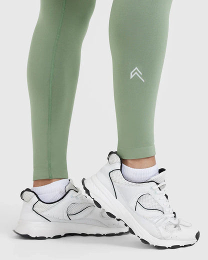 SHP ONER ACTIVE Sage Green Effortless Seamless Tight Gym Leggings