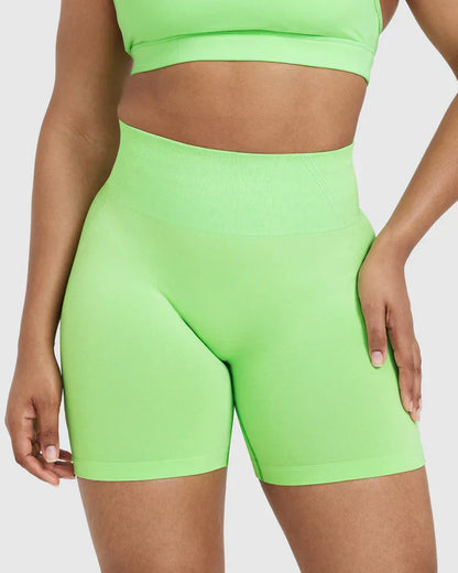 SHP ONER ACTIVE Apple Green Effortless Seamless Tight shorts