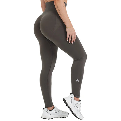 ONER ACTIVE Deep Taupe Effortless Seamless Tight Gym Leggings