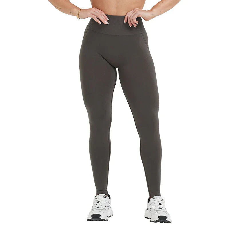 SHP ONER ACTIVE Deep Taupe Effortless Seamless Tight Gym Leggings