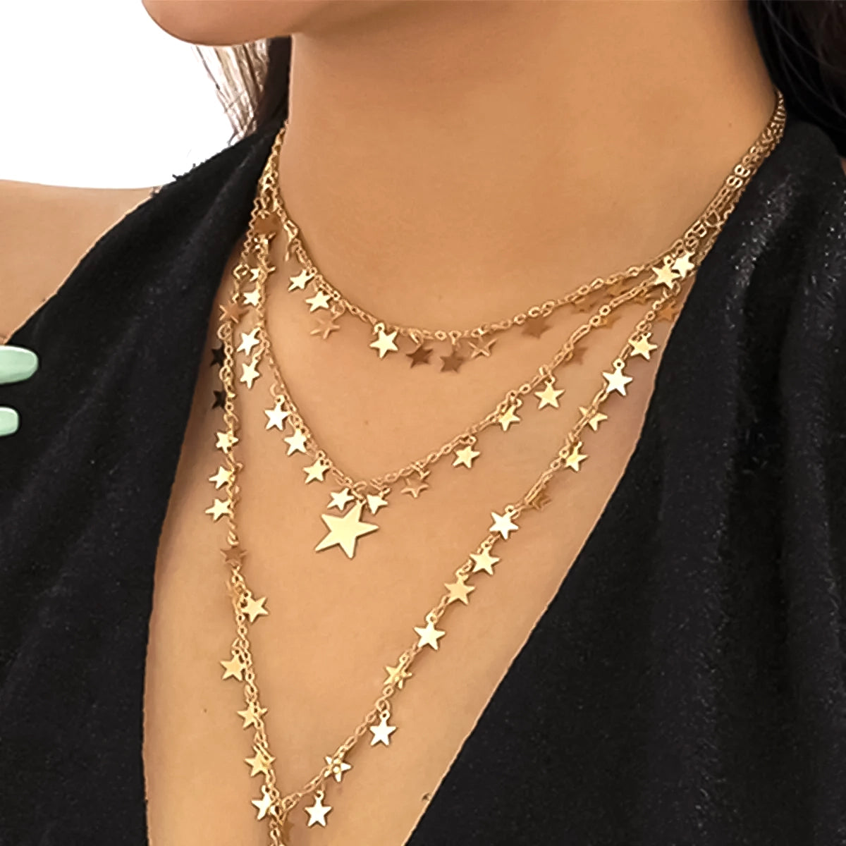  Star Tassel Necklace,accessories