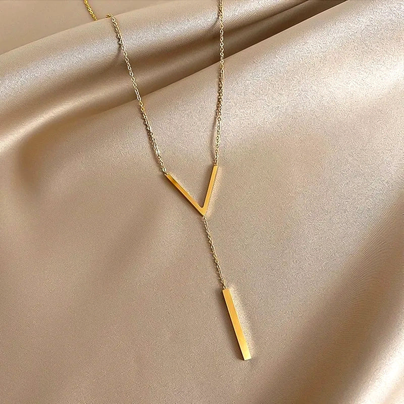 V-shaped Long Sexy Necklace