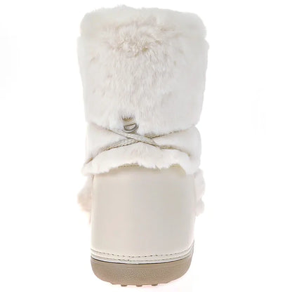 Snow Boot - Luxury furry boots ,woman boots for winter,white