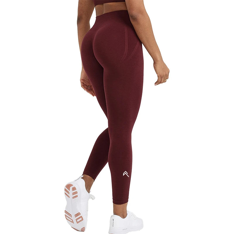 ONER ACTIVE Light Red Brown Effortless Seamless Tight Gym Leggings