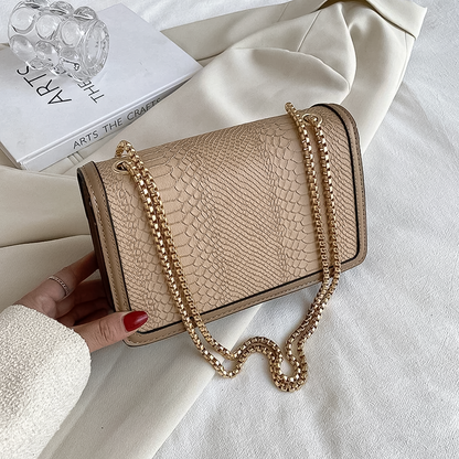 SHP Beige Luxury Bee PU Crossbody Bag