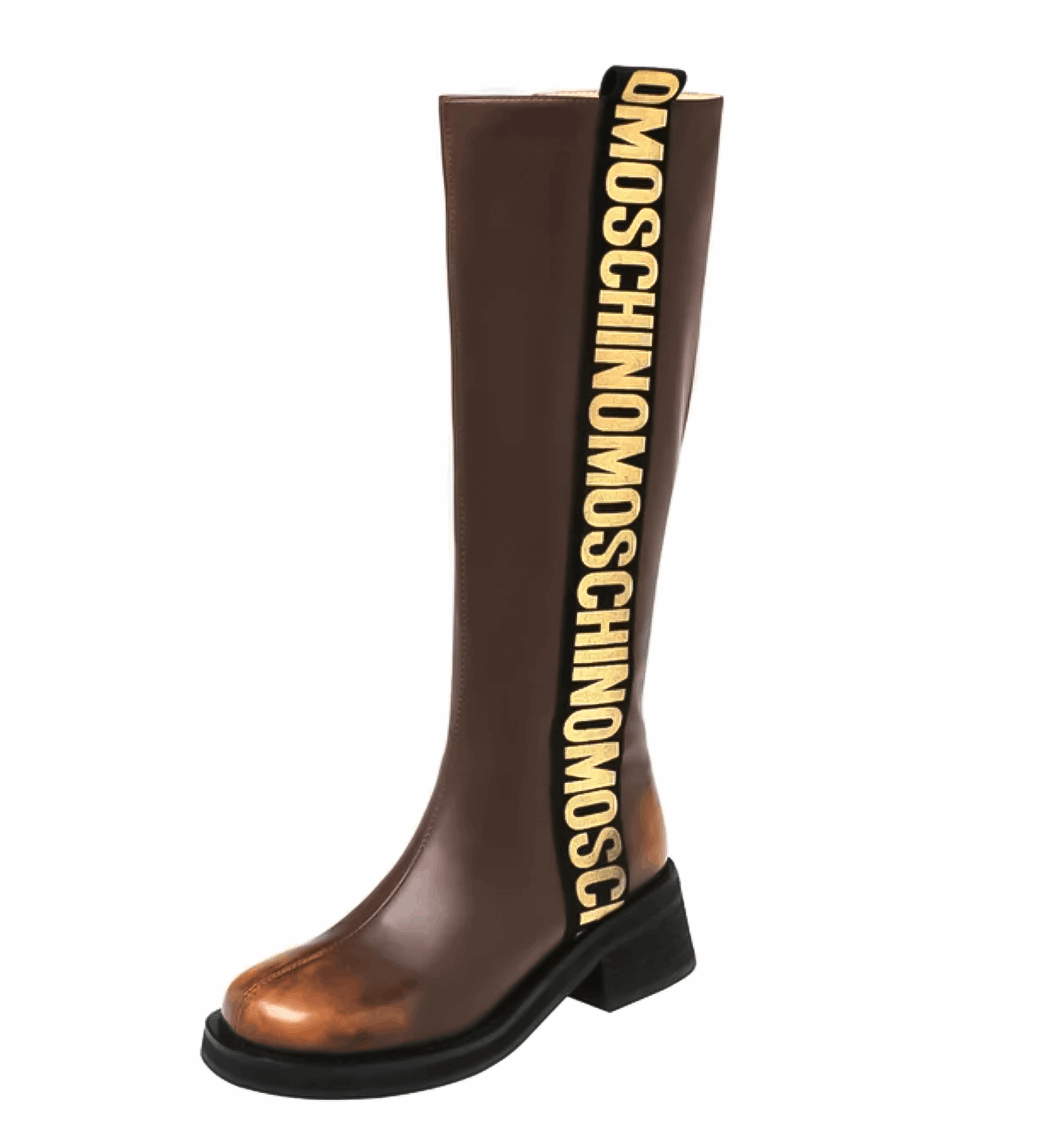 Moschino, leather, boot, limited edition, Designer, footwear, exclusive, release, High-fashion, luxury, collectible, item, Iconic, brand, limited, edition, boot, Fashion-forward, statement, piece, rare, Premium, leather, footwear, limited, edition, Trendsetting, stylish, limited, edition, boot, Collector's, item, designer, leather, boot, Limited, edition, Moschino, fashion, staple, Unique, leather, boot, limited, edition.