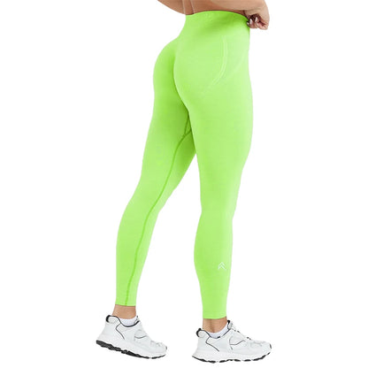 ONER ACTIVE Green Apple Effortless Seamless Tight Gym Leggings